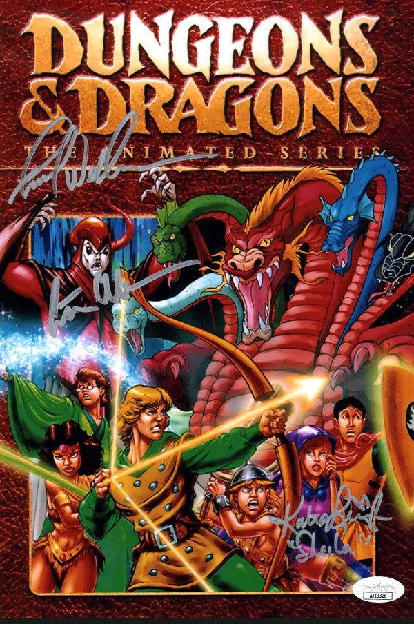 Dungeons & Dragons 8x12 Signed Photo Cast x3 Cullen Welker Leigh JSA COA Certified Autograph