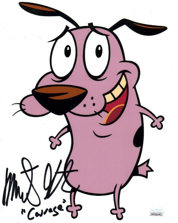 Marty Grabstein Courage the Cowardly Dog 8x10 Signed Photo JSA Certified Autograph