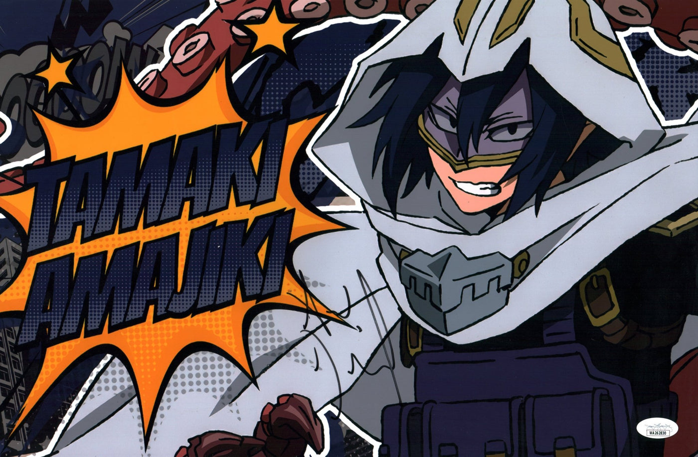 Aaron Dismuke My Hero Academia 11x17 Signed Photo Poster JSA Certified