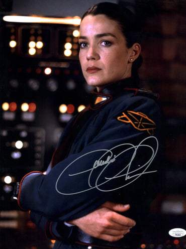 Claudia Christian Babylon 5 11x14 Photo Poster Signed JSA Certified Autograph