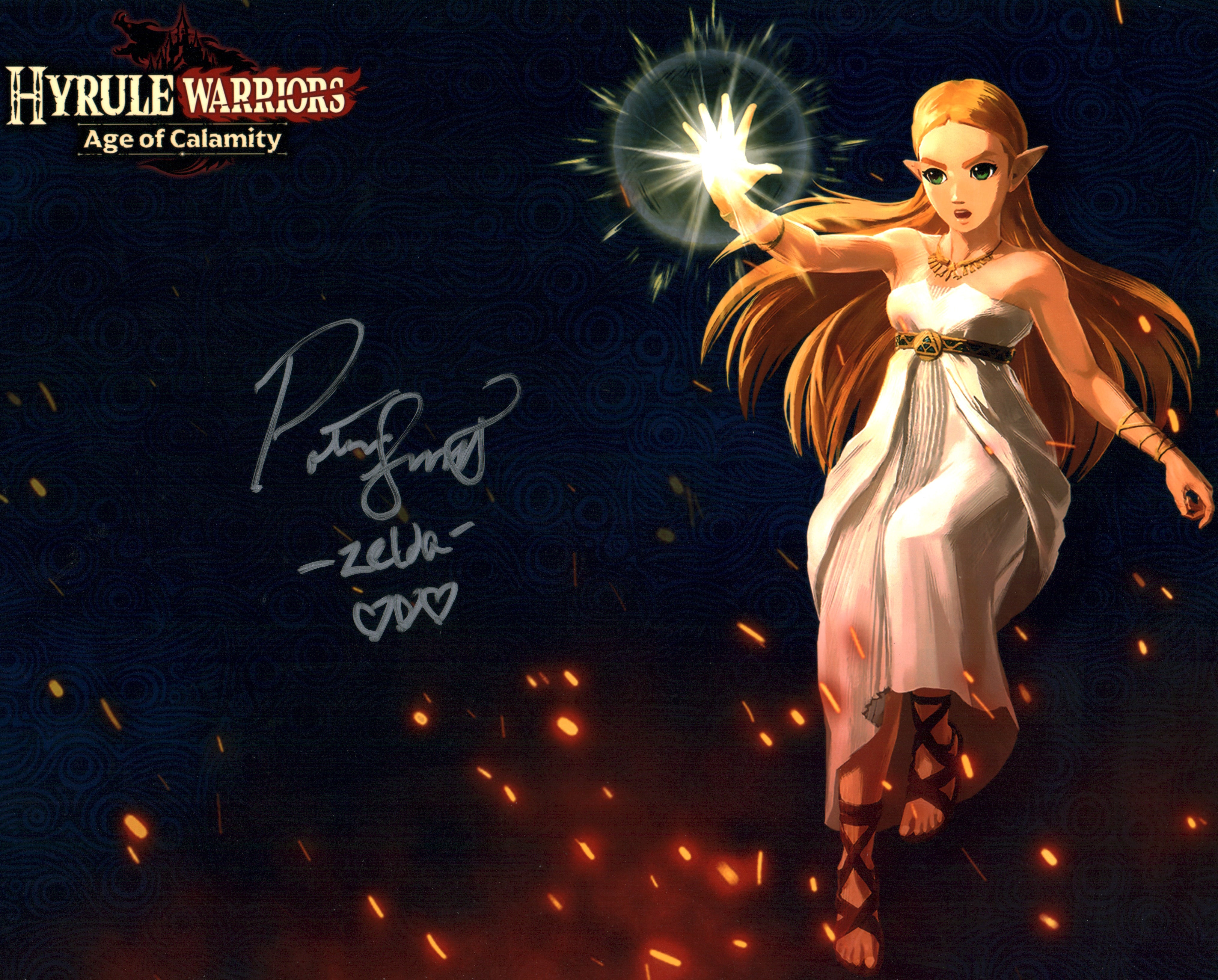 Patricia Summersett Legend of Zelda 11X14 Mini Poster Signed JSA Certified Autographed