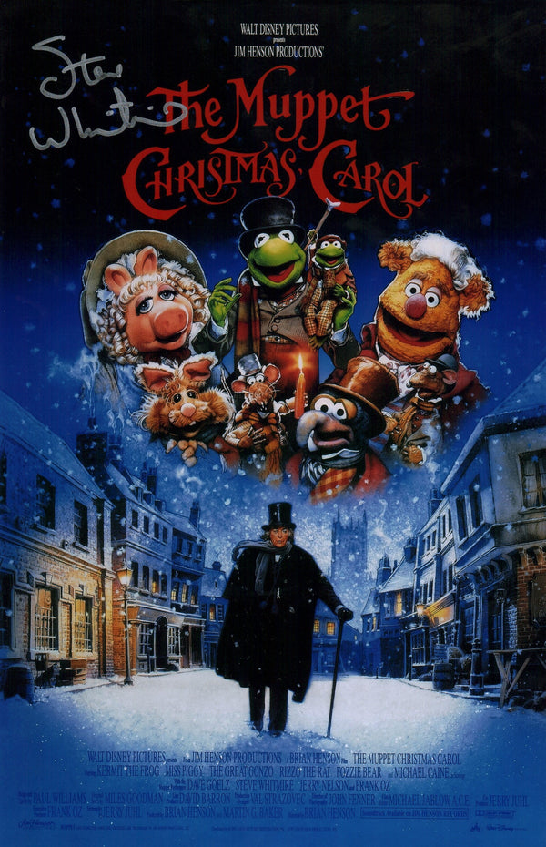 Steve Whitmire The Muppet Christmas Carol 11X17 Signed Mini Poster JSA Certified Autograph