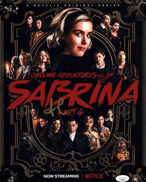 Luke Cook Chilling Adventures of Sabrina 11x14 Mini Poster Signed JSA