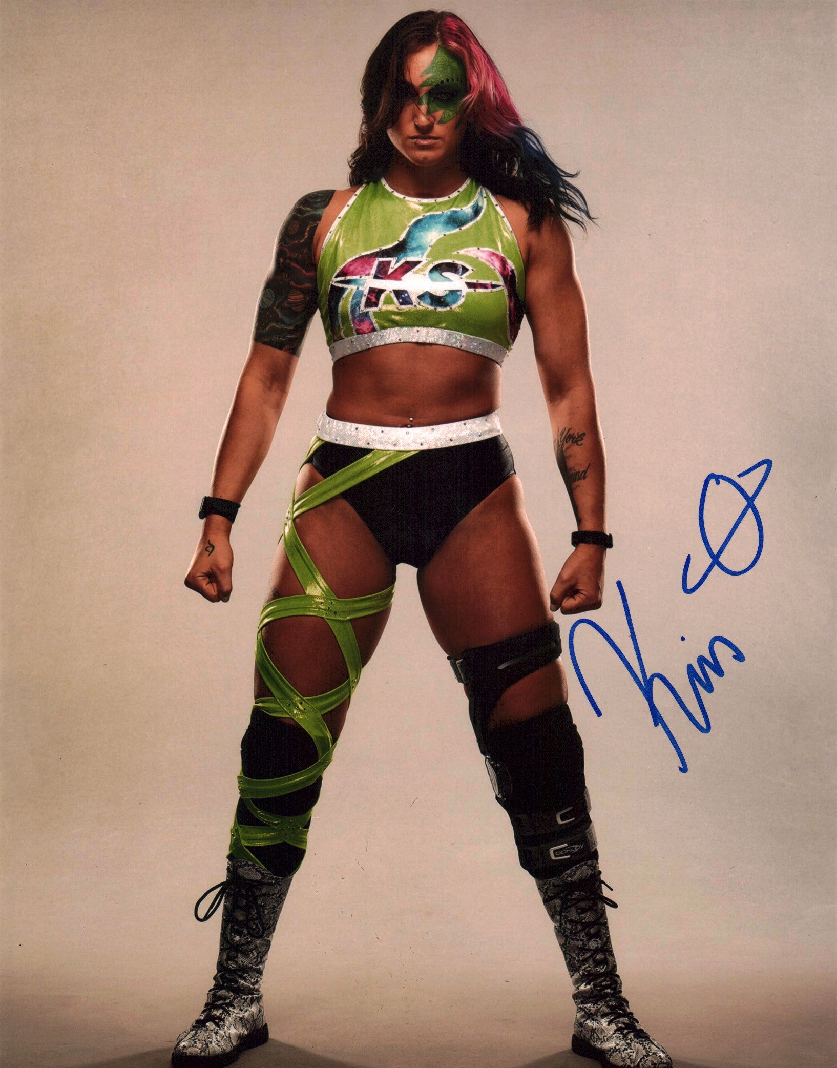 Kris Statlander AEW Wrestling 11x14 Signed Photo Poster JSA Certified Autograph