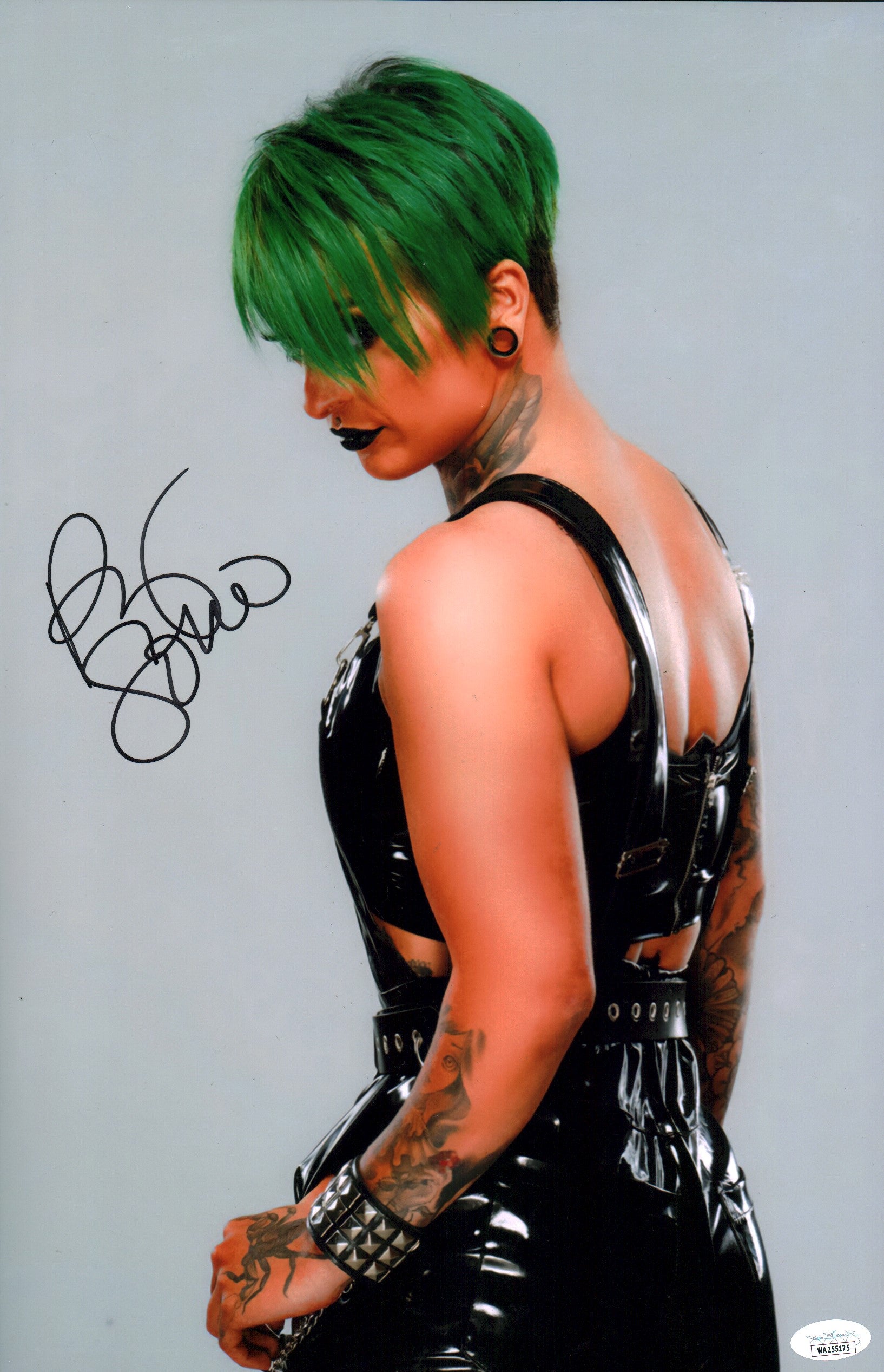 Ruby Soho Riott AEW Wrestling 11x17 Signed Mini Poster JSA Certified Autograph