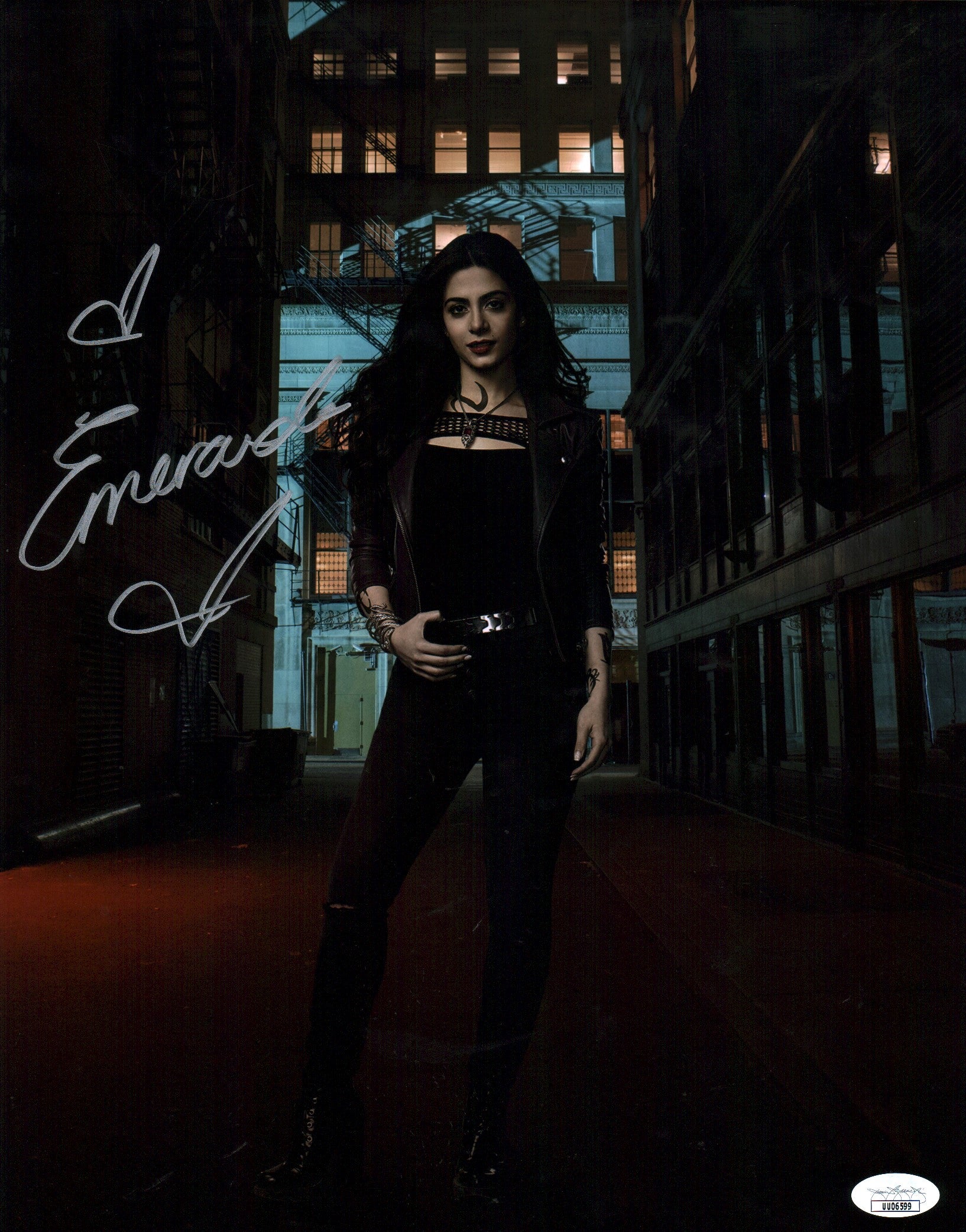 Emeraude Toubia Shadowhunters 11x14 Signed Photo Poster JSA Certified Autograph