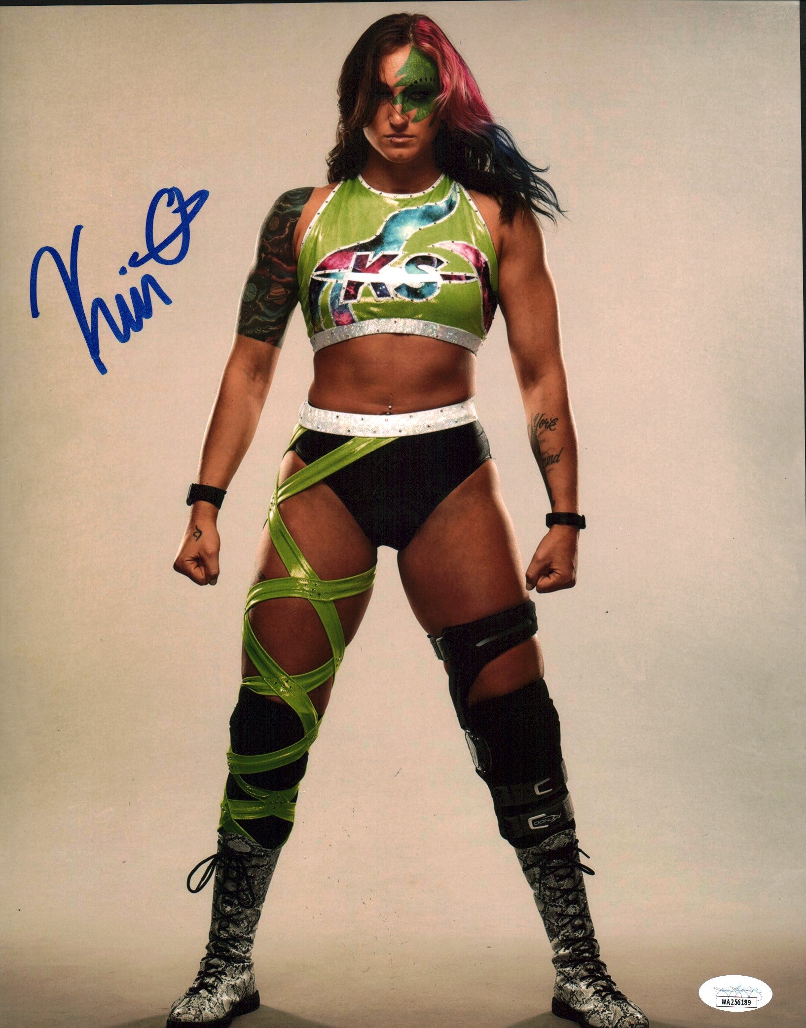 Kris Statlander AEW Wrestling 11x14 Signed Photo Poster JSA Certified Autograph