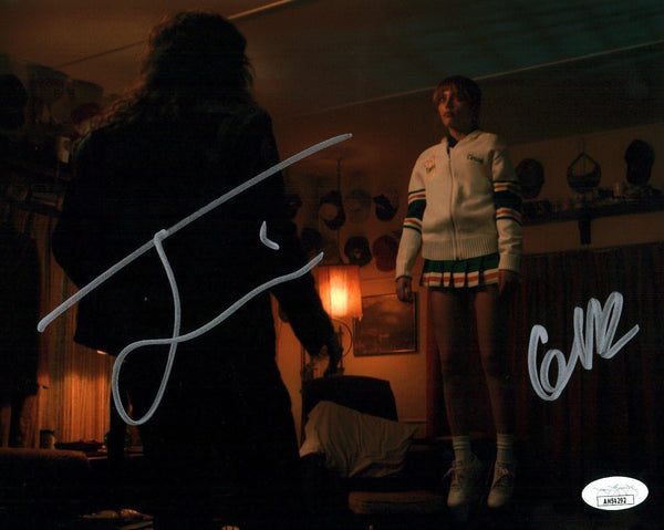 Stranger Things 8x10 Photo Cast x2 Quinn, Dien Signed JSA Certified Autograph