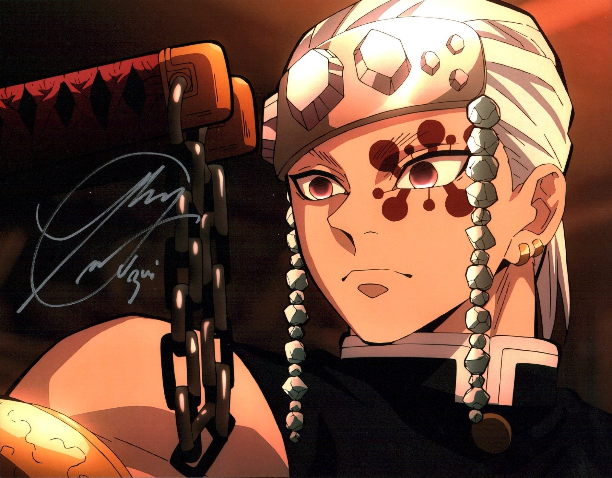 Ray Chase Demon Slayer 11x14 Signed Photo Poster JSA Certified Autograph