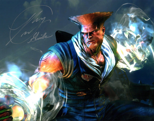 Ray Chase Street Fighter 11x14 Signed Photo Poster JSA Certified Autograph