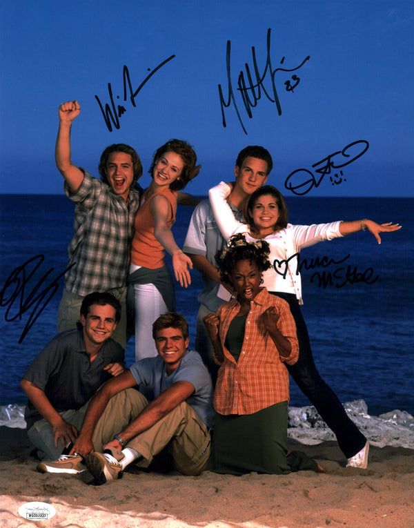 Boy Meets World 11x14 Signed Photo Poster Cast x5 Fishel Friedle Lawrence McGee Strong JSA Certified Autograph