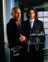 Smallville 11x14 Mini Poster Cast x2 Signed Glover Rosenbaum JSA Certified Autograph GalaxyCon