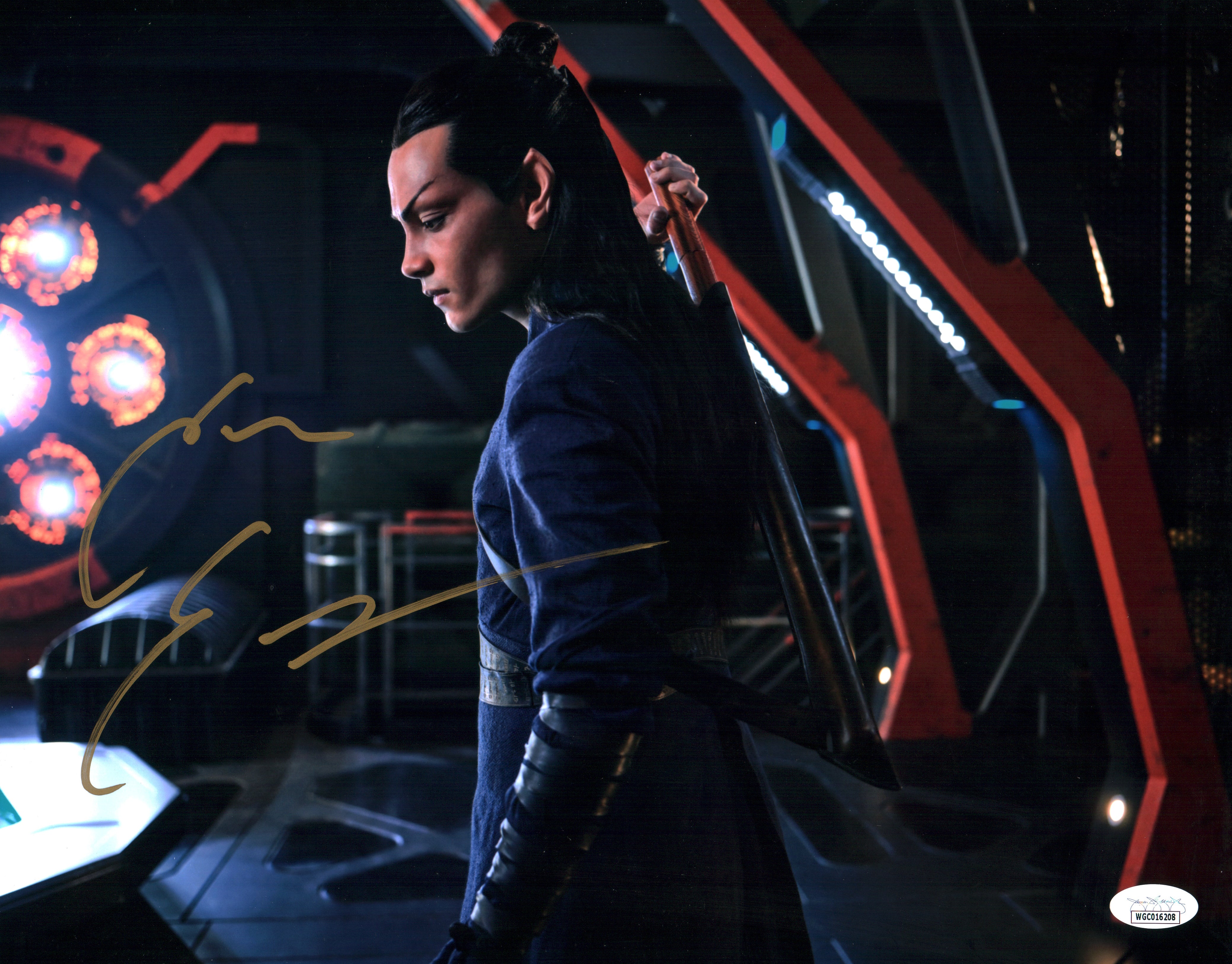 Evan Evagora Star Trek: Picard 11x14 Signed Mini Poster JSA Certified Autograph