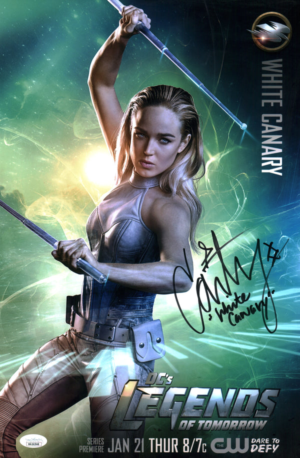 Caity Lotz DC Legends of Tomorrow 11x17 Mini Poster Signed JSA Certified Autograph