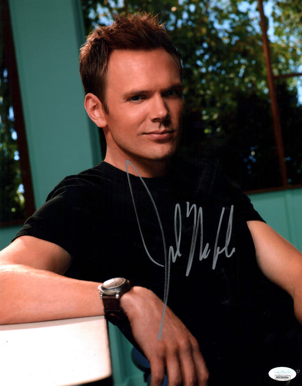 Joel McHale 11X14 Signed Photo Poster Autograph JSA Certified