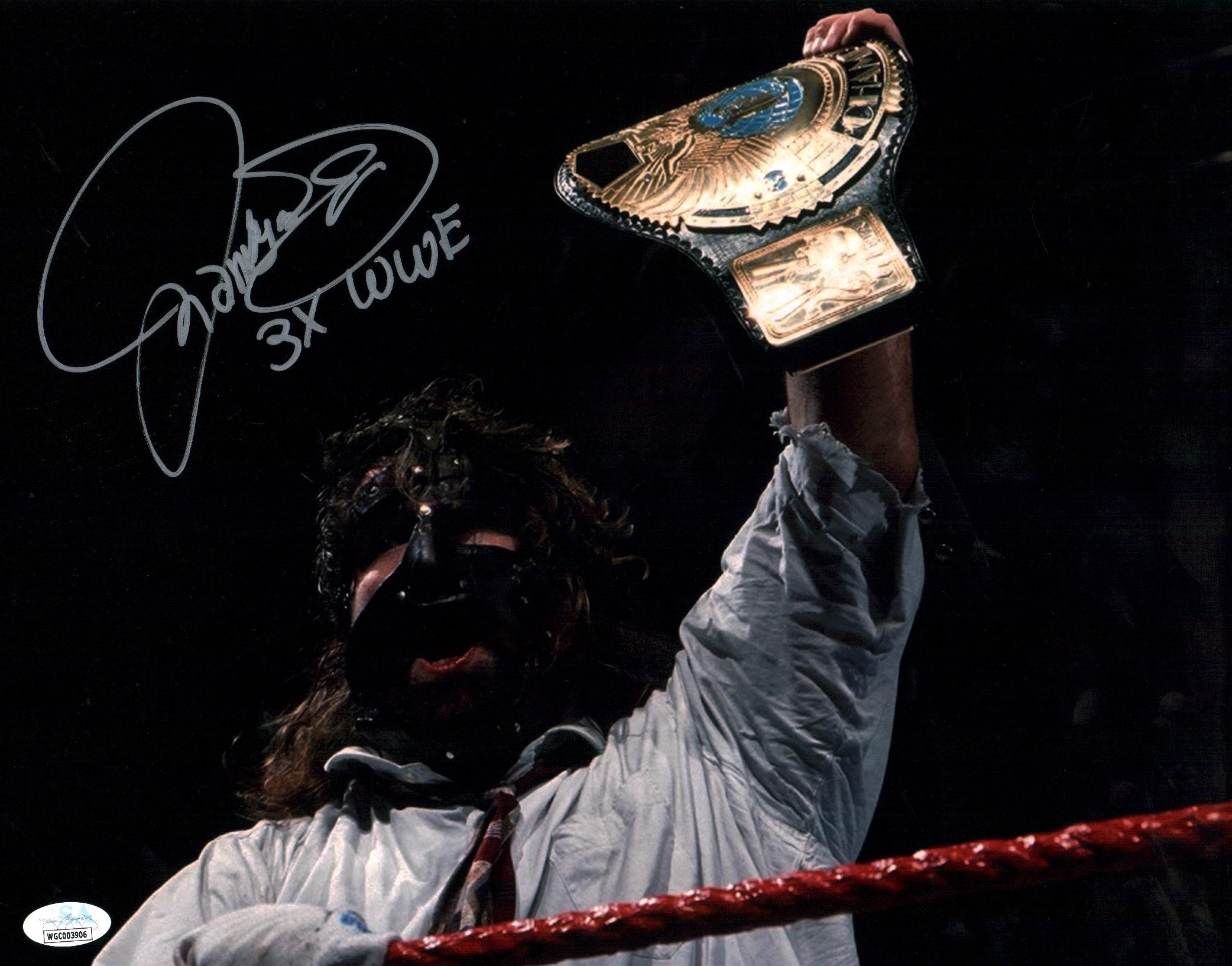 Mick Foley WWE Wrestling 11x14 Signed Mini Poster JSA Certified Autograph GalaxyCon