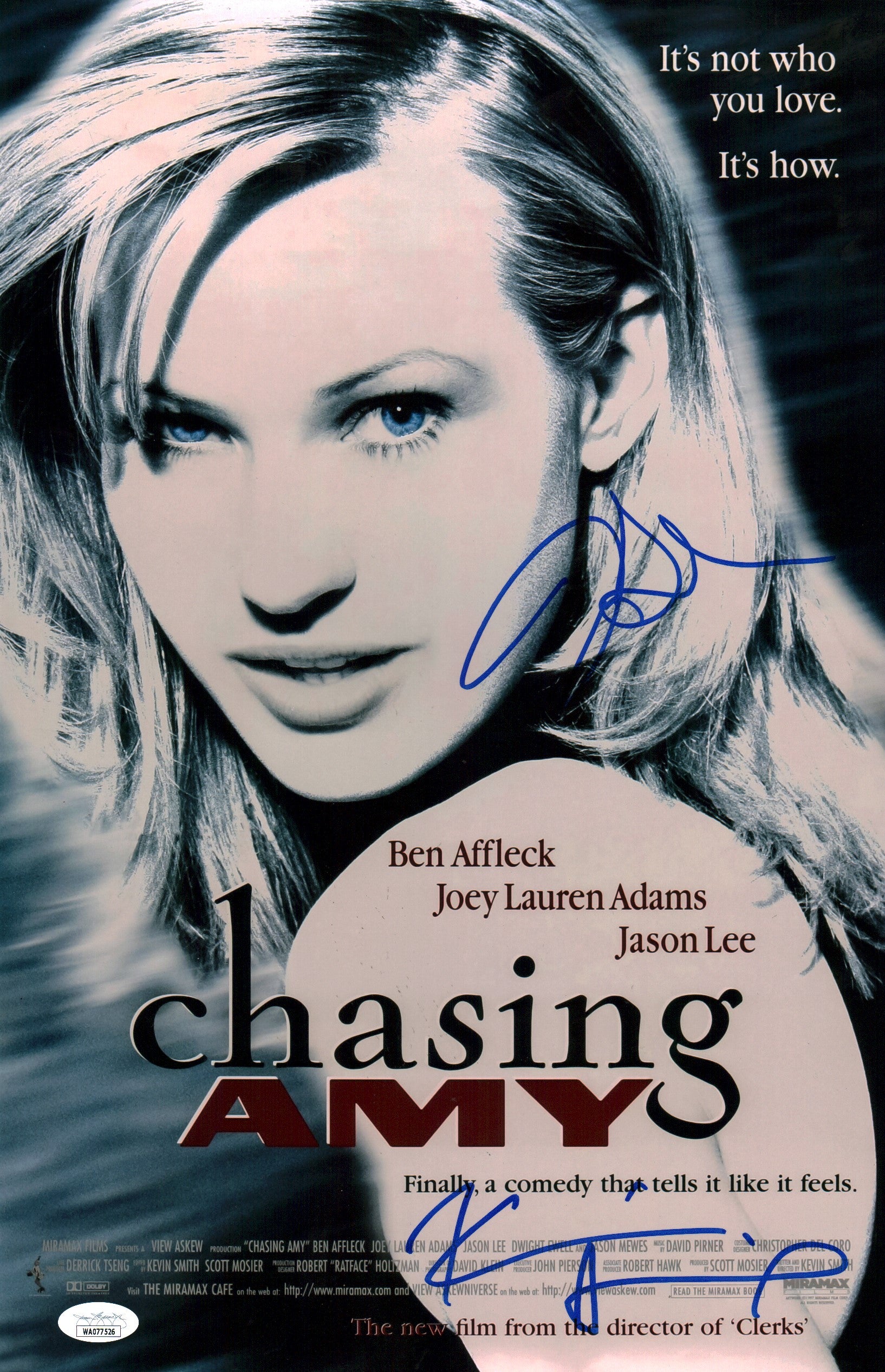 Chasing Amy 11x17 Photo Poster Signed Autograph Adams Smith JSA Certified COA GalaxyCon