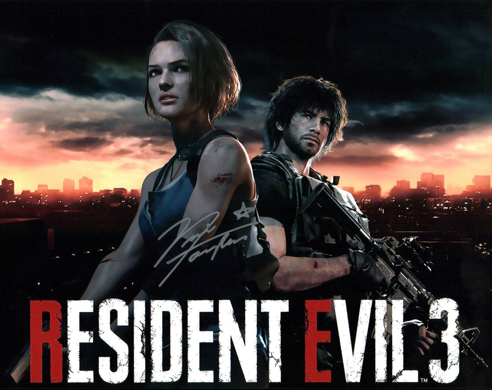 Nicole Tompkins Resident Evil 11x14 Cast Signed Photo Poster JSA Certified Autograph