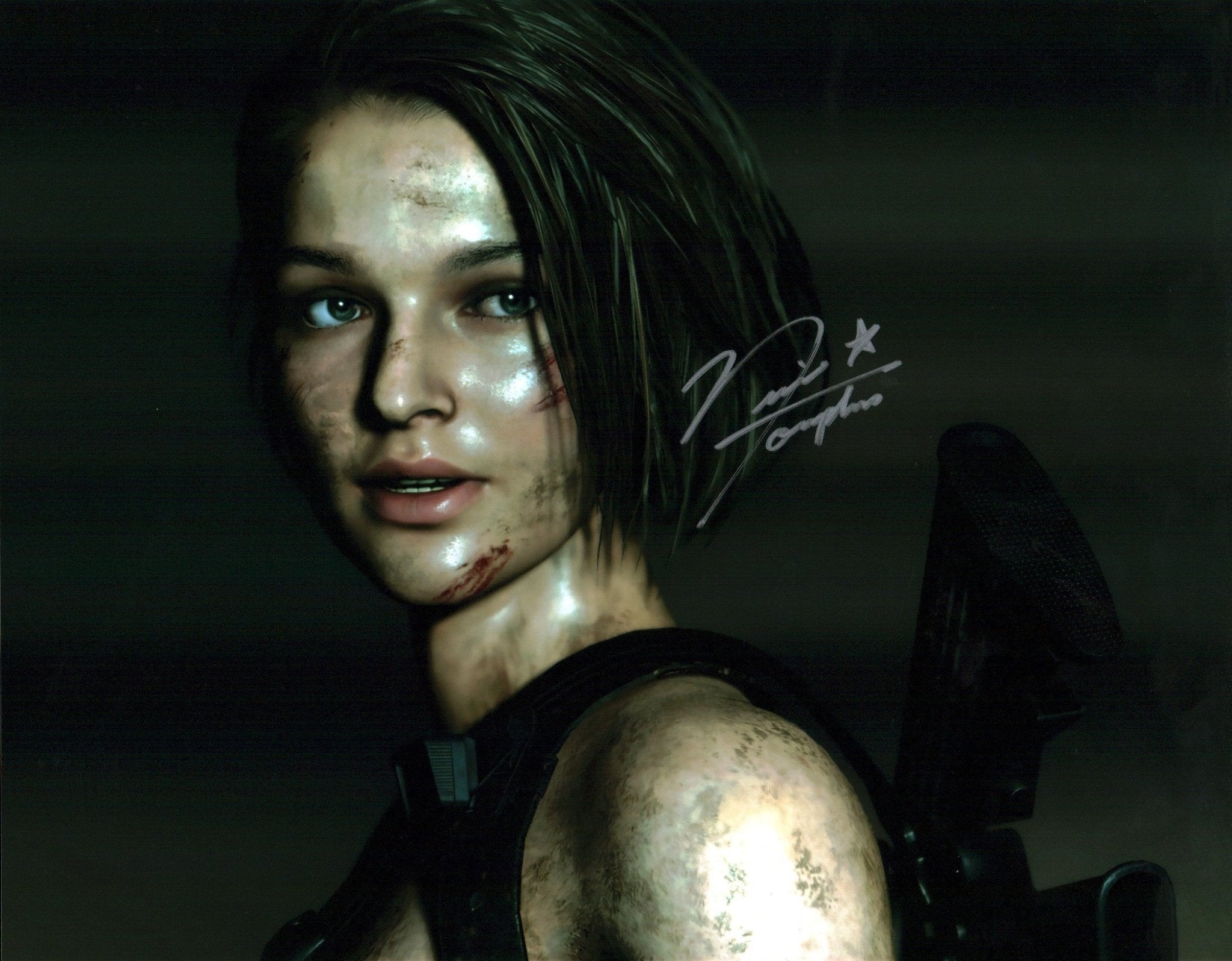 Nicole Tompkins Resident Evil 11x14 Cast Signed Photo Poster JSA Certified Autograph