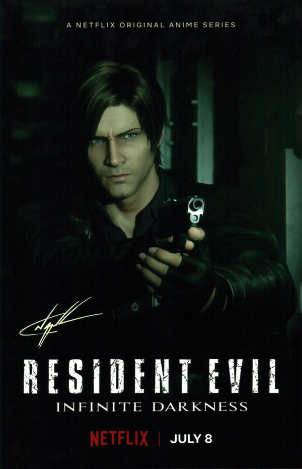 Nick Apostolides Resident Evil 11x17 Cast Signed Photo Poster JSA Certified Autograph