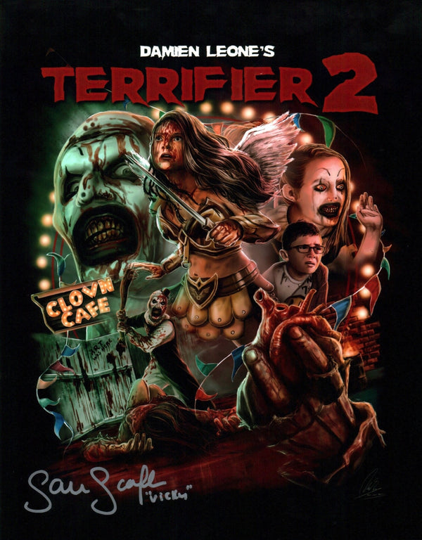 Samantha Scaffidi Terrifier 11x14 Signed Photo JSA Certified Autograph