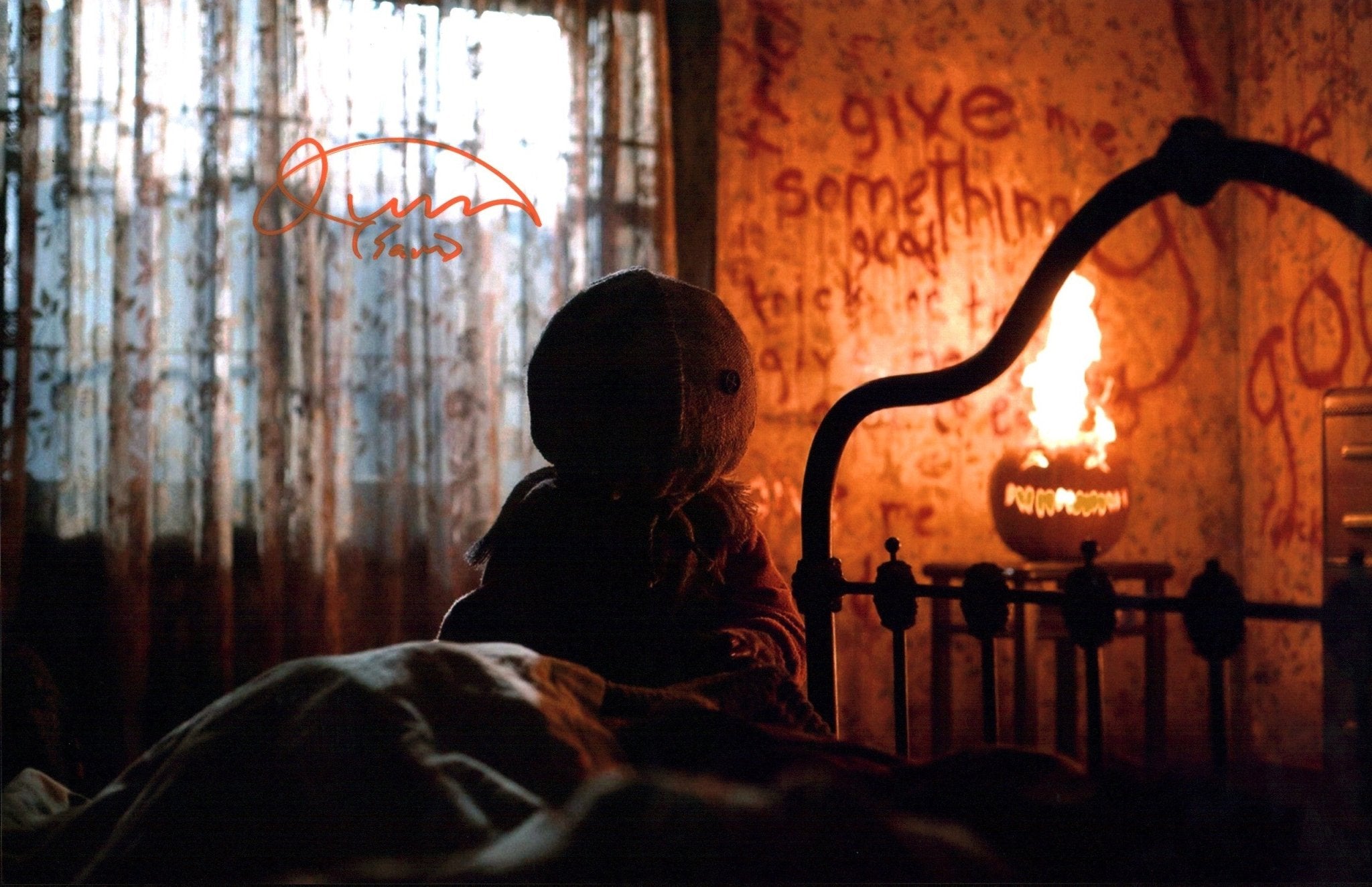 Quinn Lord Trick 'r Treat 11x17 Signed Photo Poster JSA Certified Autograph