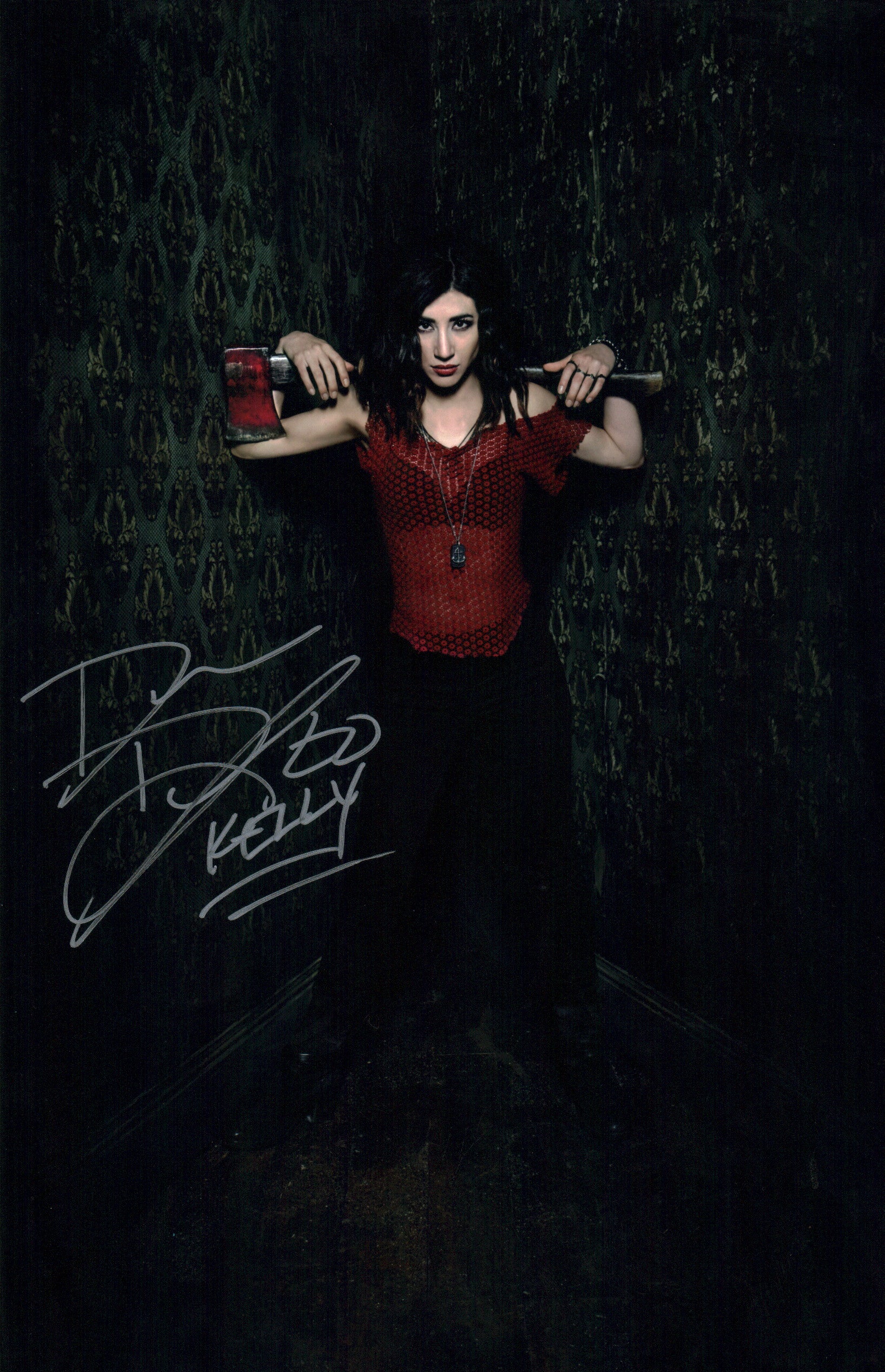 Dana Delorenzo Ash VS The Evil Dead 11x17 Signed Mini Poster JSA Certified Autograph