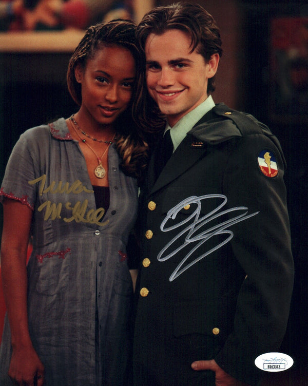 Boy Meets World 8x10 Signed Photo Cast x2 McGee, Strong JSA Certified Autograph