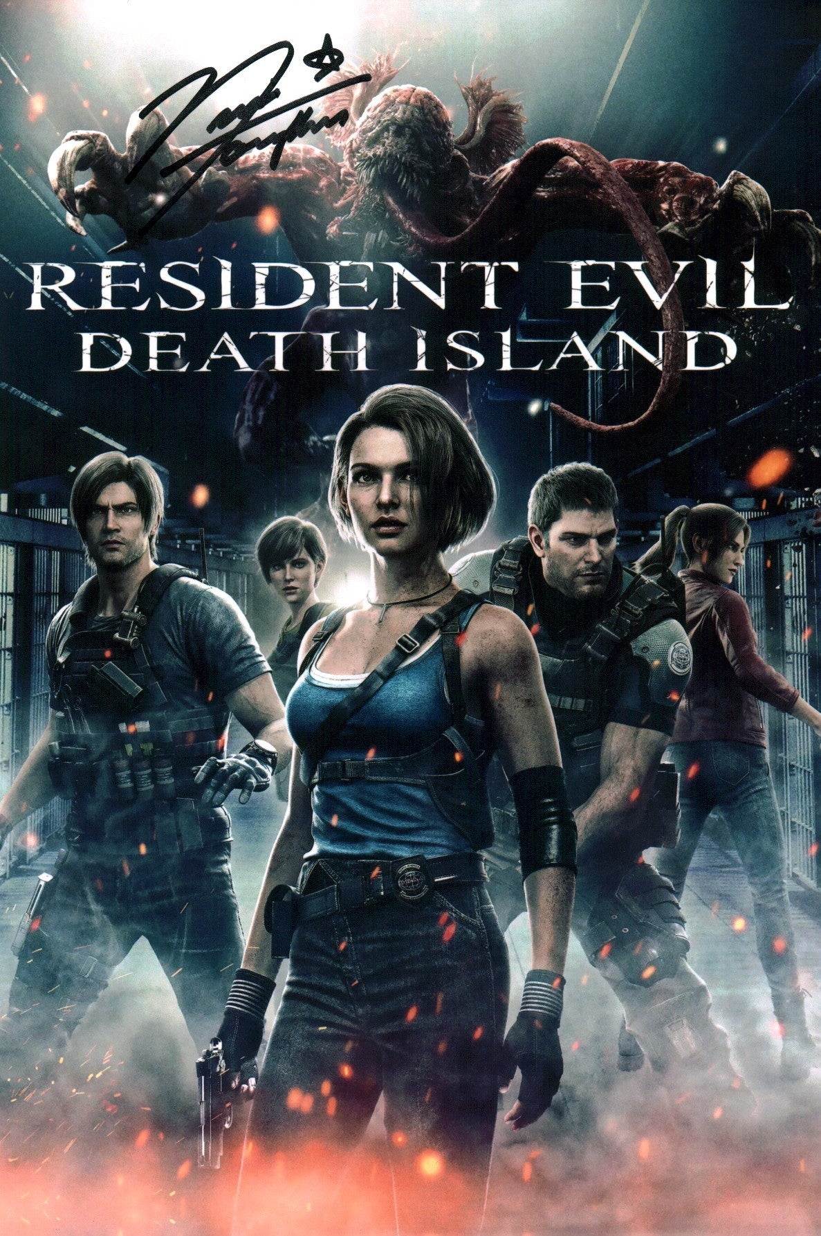 Nicole Tompkins Resident Evil 8x12 Cast Signed Photo JSA Certified Autograph