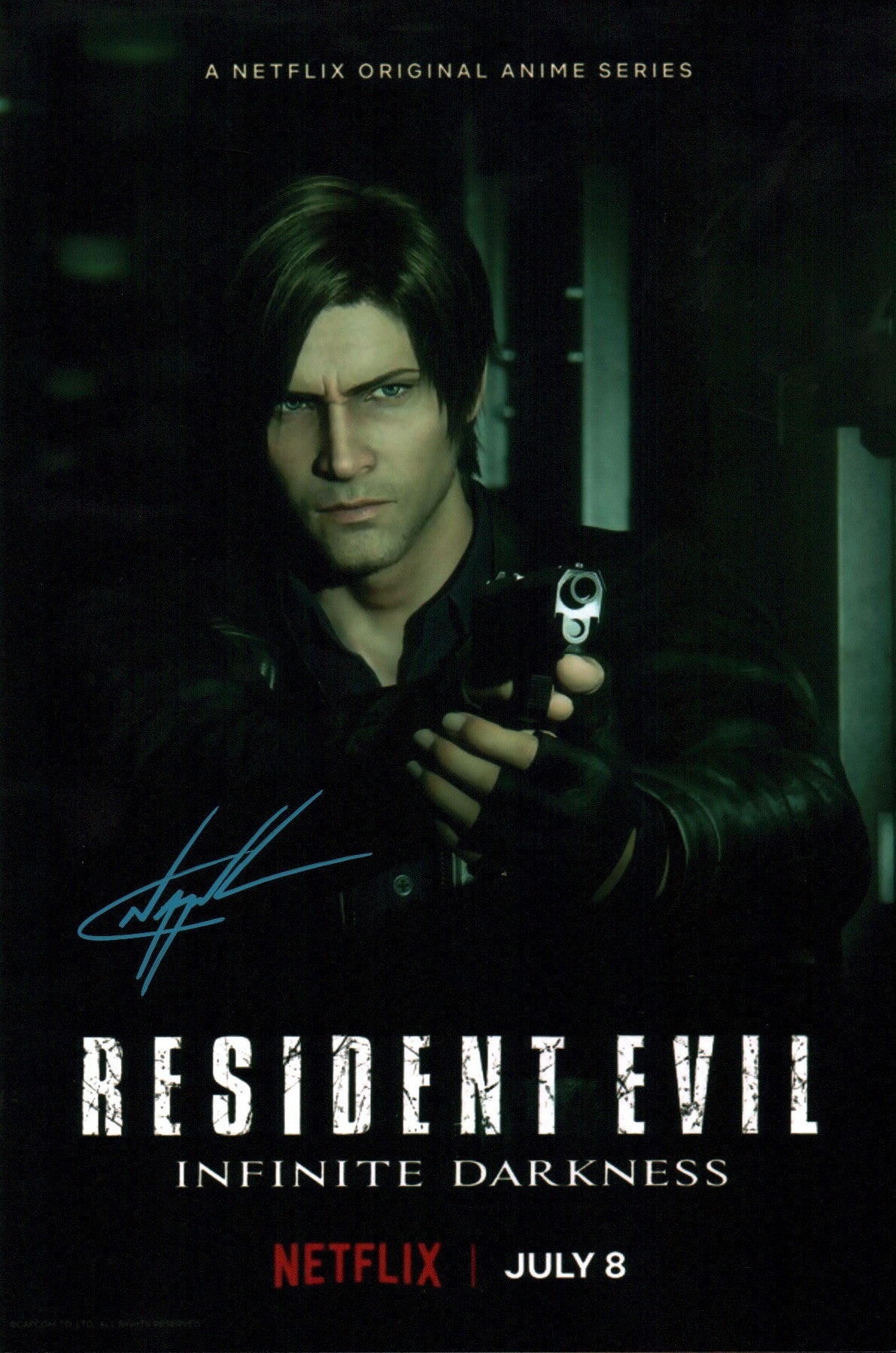 Nick Apostolides Resident Evil 8x12 Cast Signed Photo JSA Certified Autograph