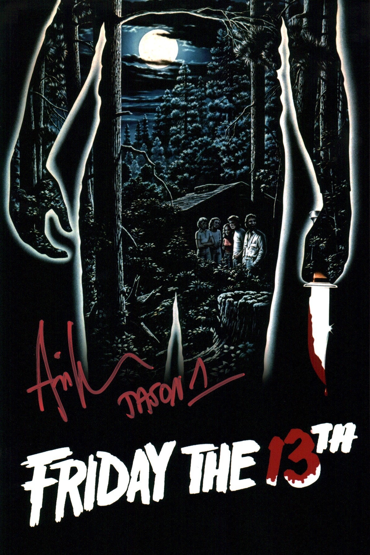 Ari Lehman Friday the 13th 8x12 Photo Signed JSA Certified Autograph