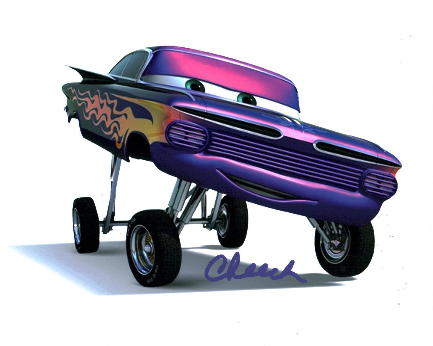 Cheech Marin Cars Signed 8x10 Photo JSA Certified Autograph