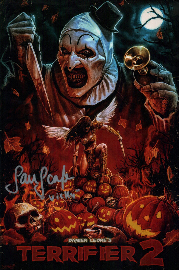 Samantha Scaffidi Terrifier 8x12 Signed Photo JSA Certified Autograph