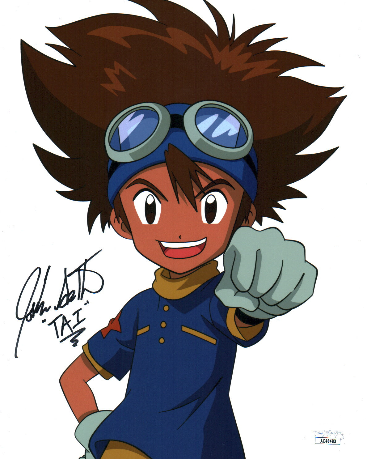 Joshua Seth Digimon 8x10 Signed Photo JSA Certified Autograph