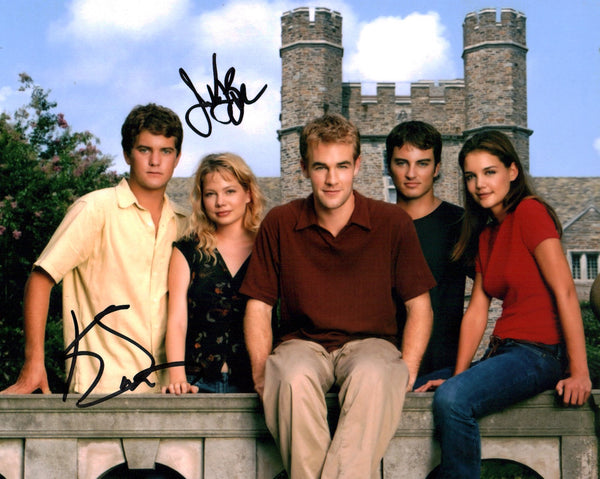 Dawson's Creek 8x10 Cast x2 Photo Signed Smith Van Der Beek JSA Certified Autograph GalaxyCon