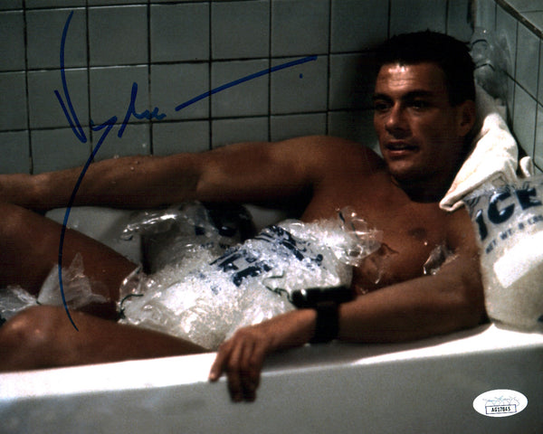 Jean-Claude Van Damme Universal Soldier 8x10 Signed Photo JSA Certified Autograph