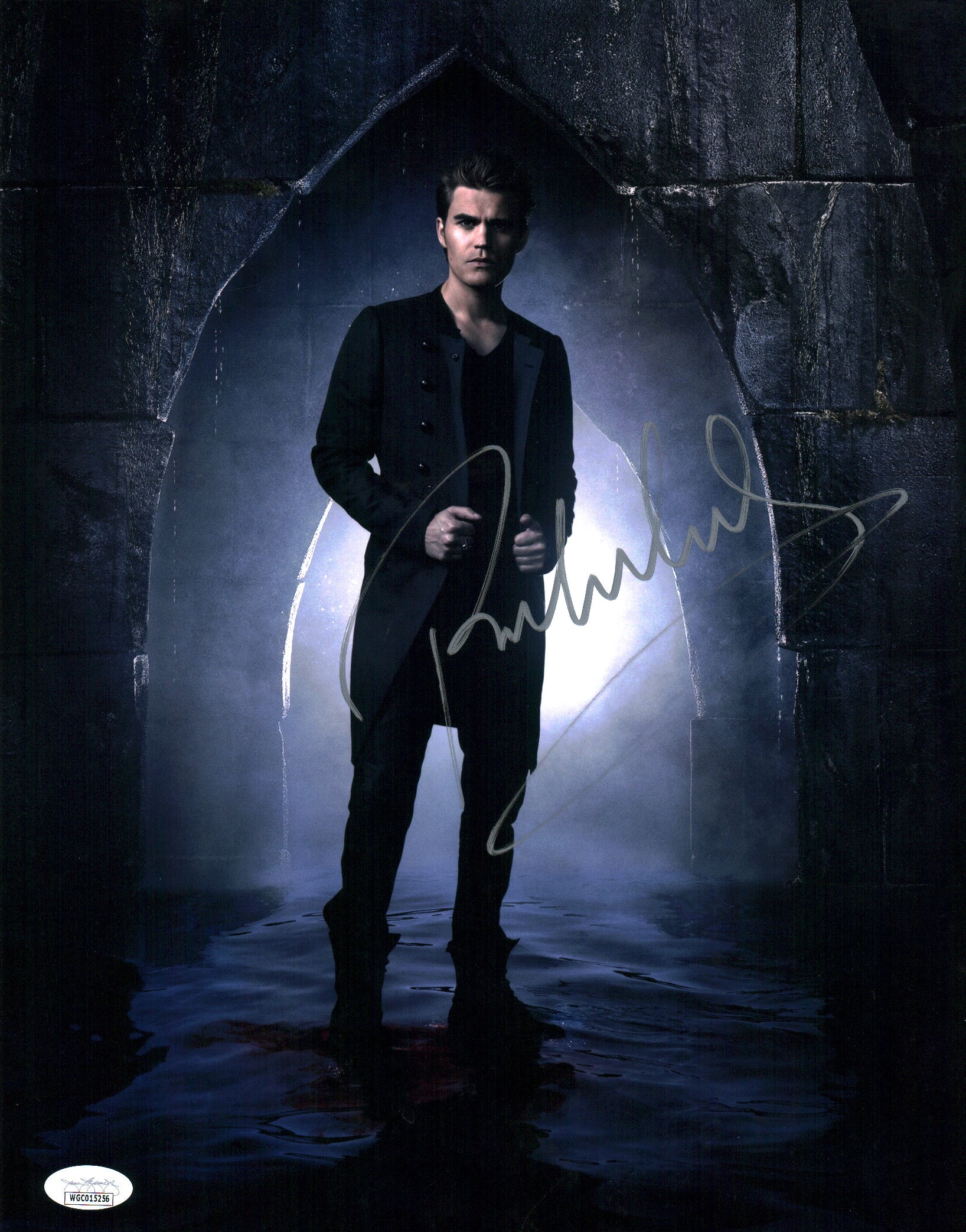 Paul Wesley Vampire Diaries 11x14 Signed Mini Poster JSA Certified Autograph