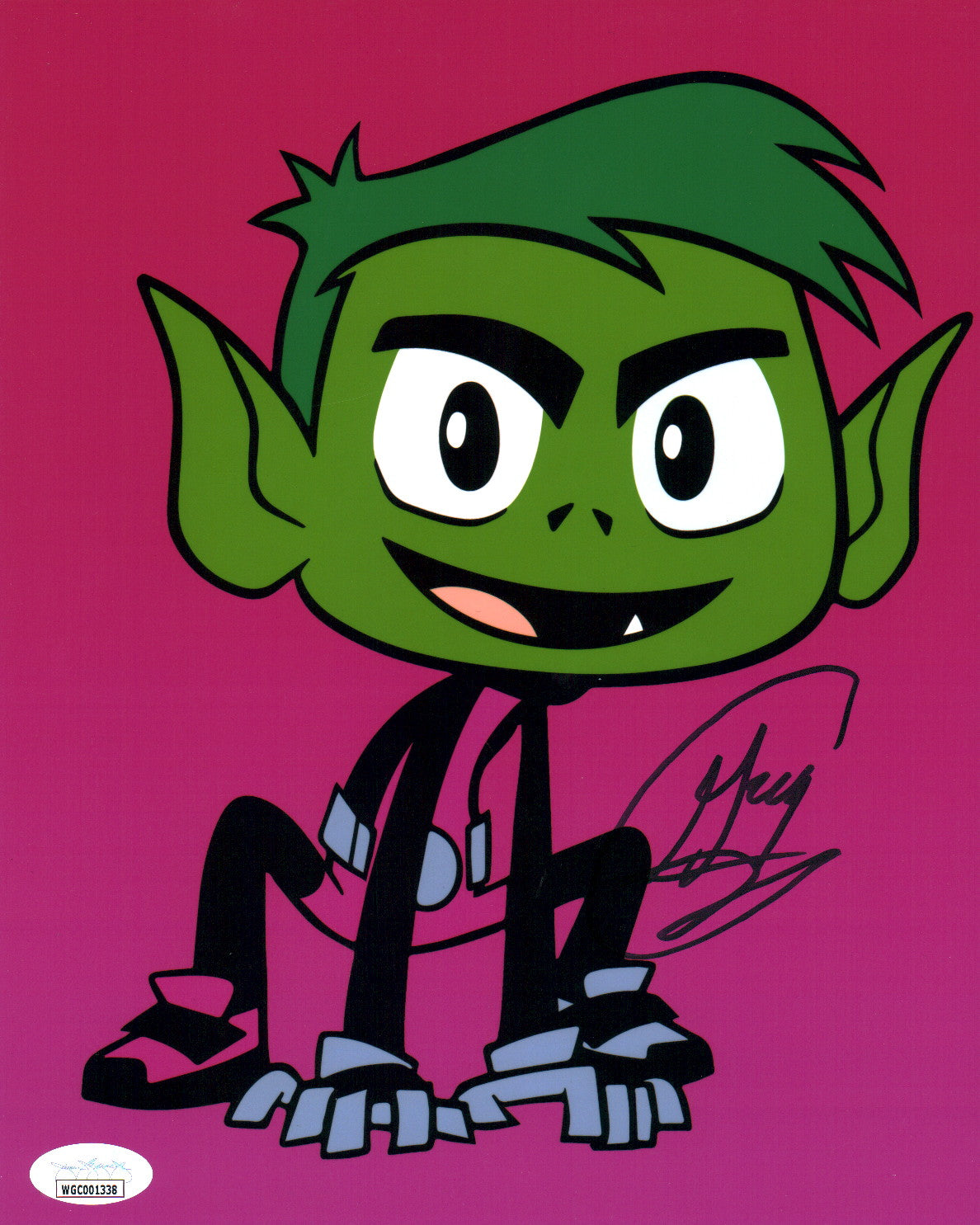 Greg Cipes Teen Titans Go! 8x10 Signed Photo JSA Certified Autograph