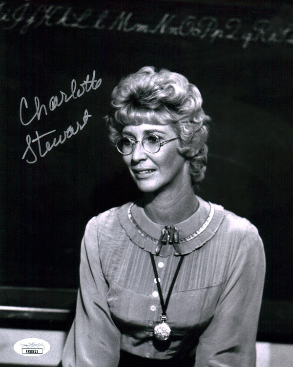 Charlotte Stewart Little House on the Prairie 8X10 Signed Photo JSA Certified Autograph