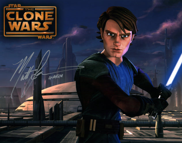 Matt Lanter Star Wars Clone Wars 11x14 Signed Photo Poster JSA Certified Autograph GalaxyCon