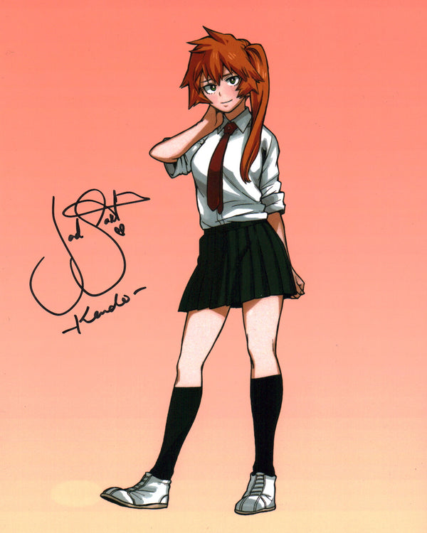 Jad Saxton My Hero Academia 8x10 Signed Photo JSA Certified Autograph