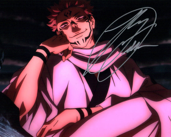 Ray Chase Jujutsu Kaisen 8x10 Signed Photo JSA Certified Autograph