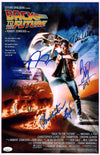 Back to the Future 11x17 Cast x6 Signed Fox Lloyd Waters Wilson Fullilove Thompson  Photo Poster JSA Certified COA Autograph