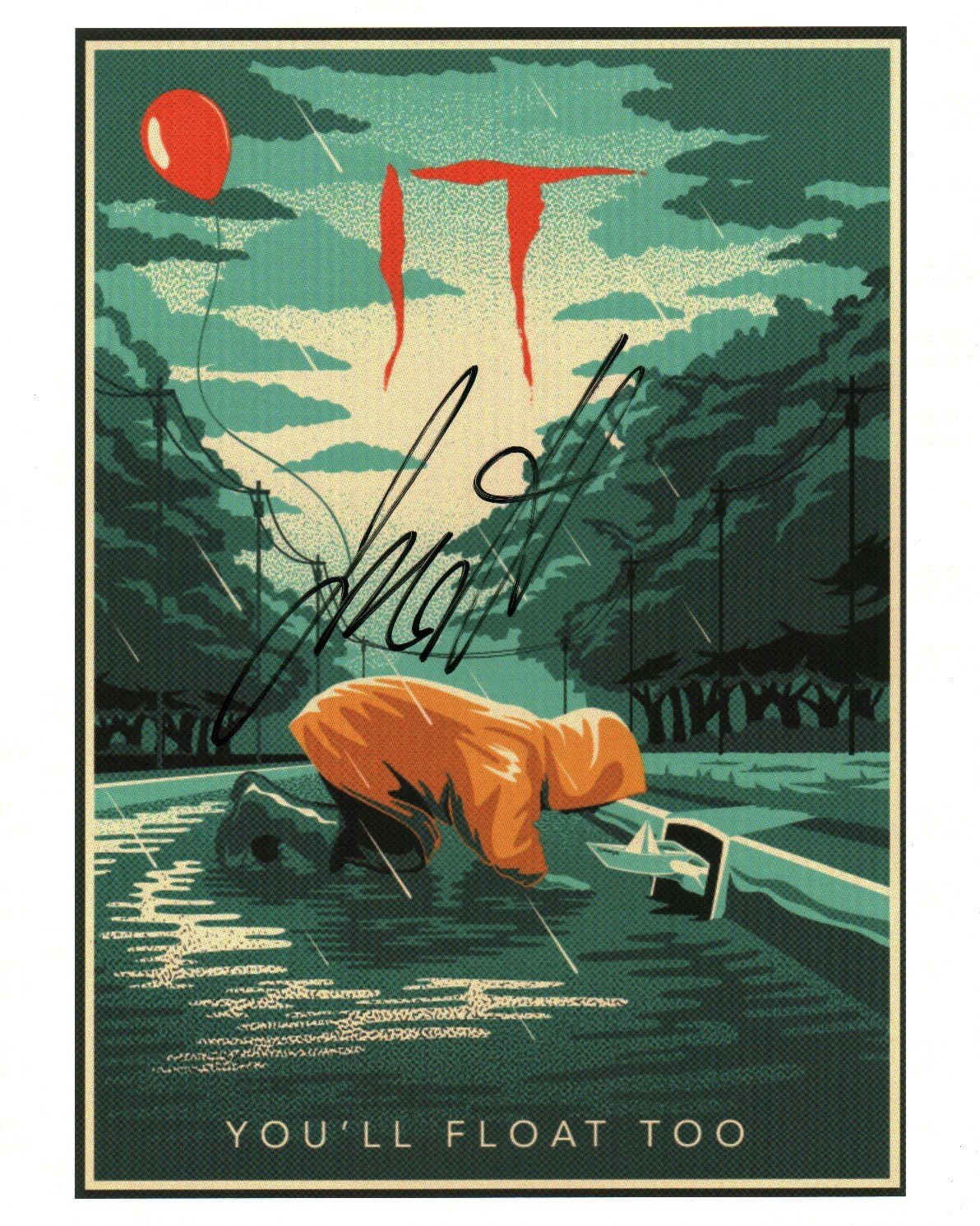 Jackson Robert Scott IT 8x10 Signed Photo JSA Certified Autograph