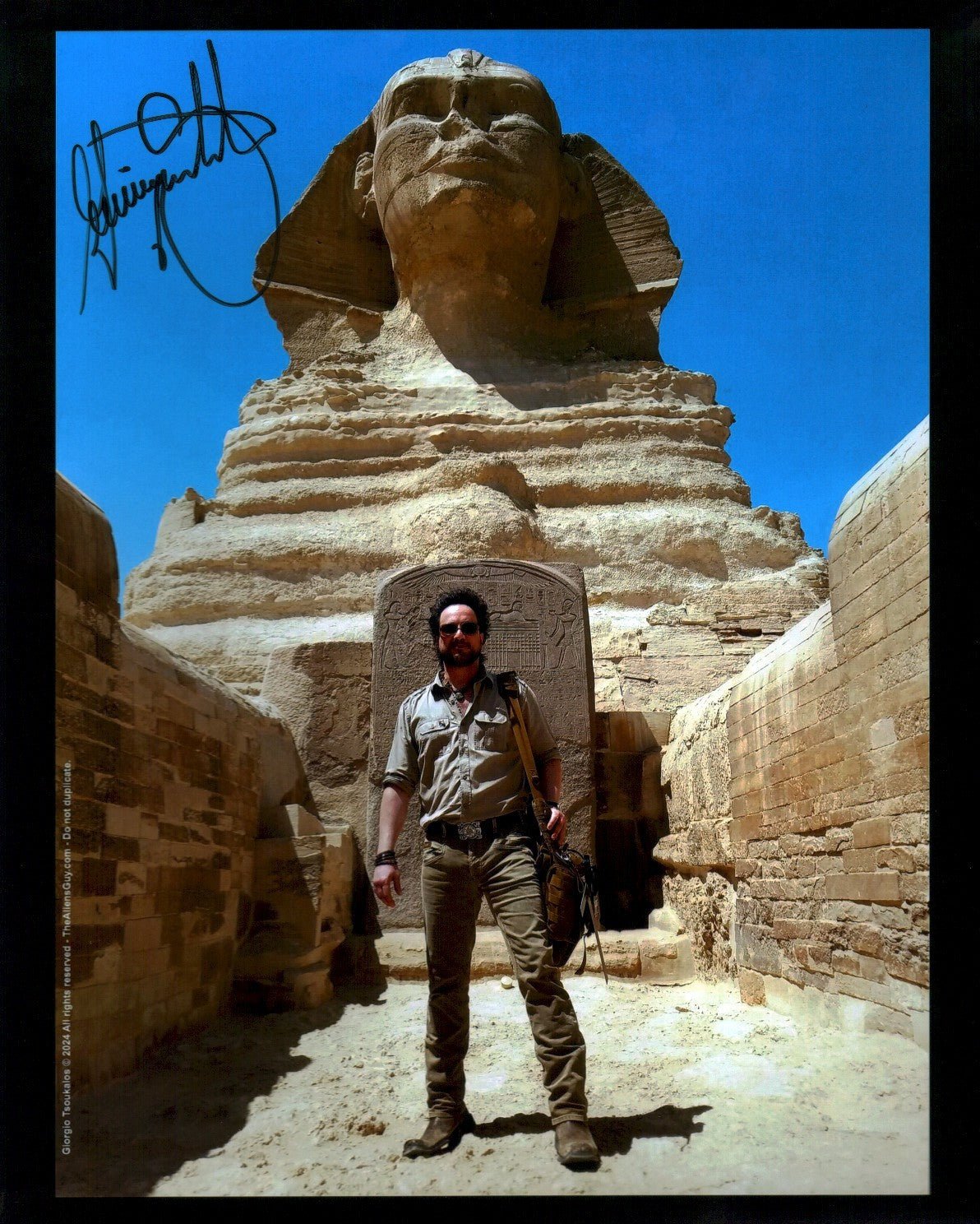 Giorgio Tsoukalos Ancient Aliens 8x10 Signed Photo JSA Certified Autograph