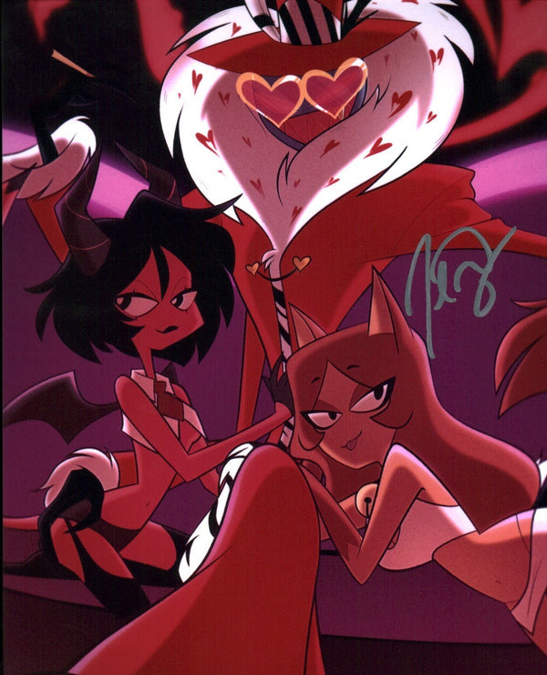 Joel Perez Hazbin Hotel 8x10 Signed Photo JSA Certified Autograph