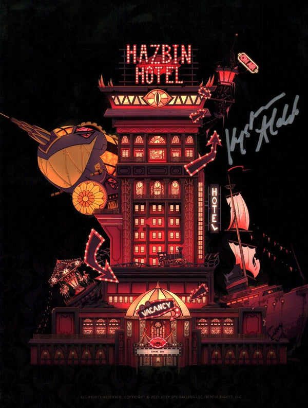 Krystina Alabado Hazbin Hotel 8x10 Signed Photo JSA Certified Autograph
