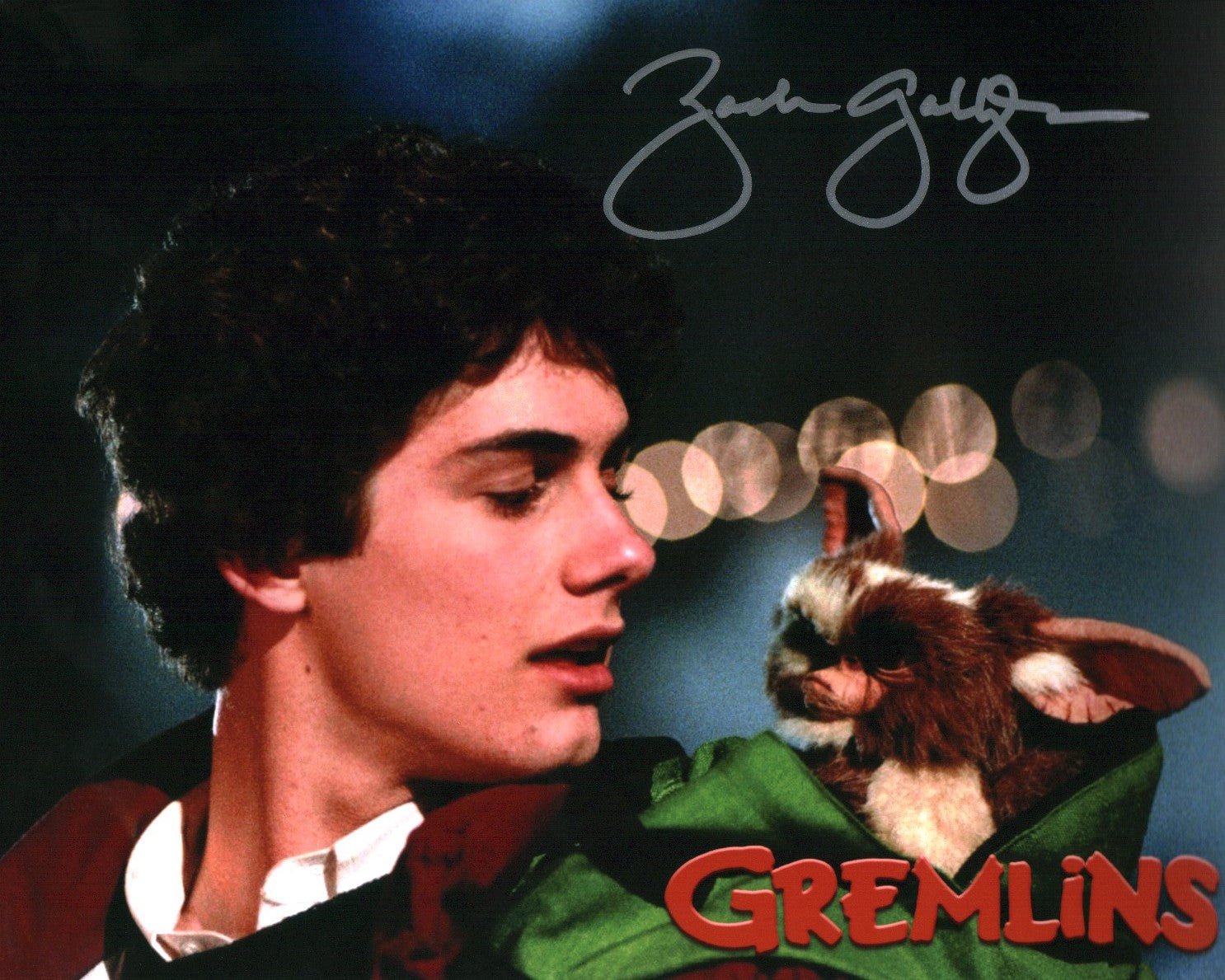 Zach Galligan Gremlins 8x10 Signed Photo JSA Certified Autograph