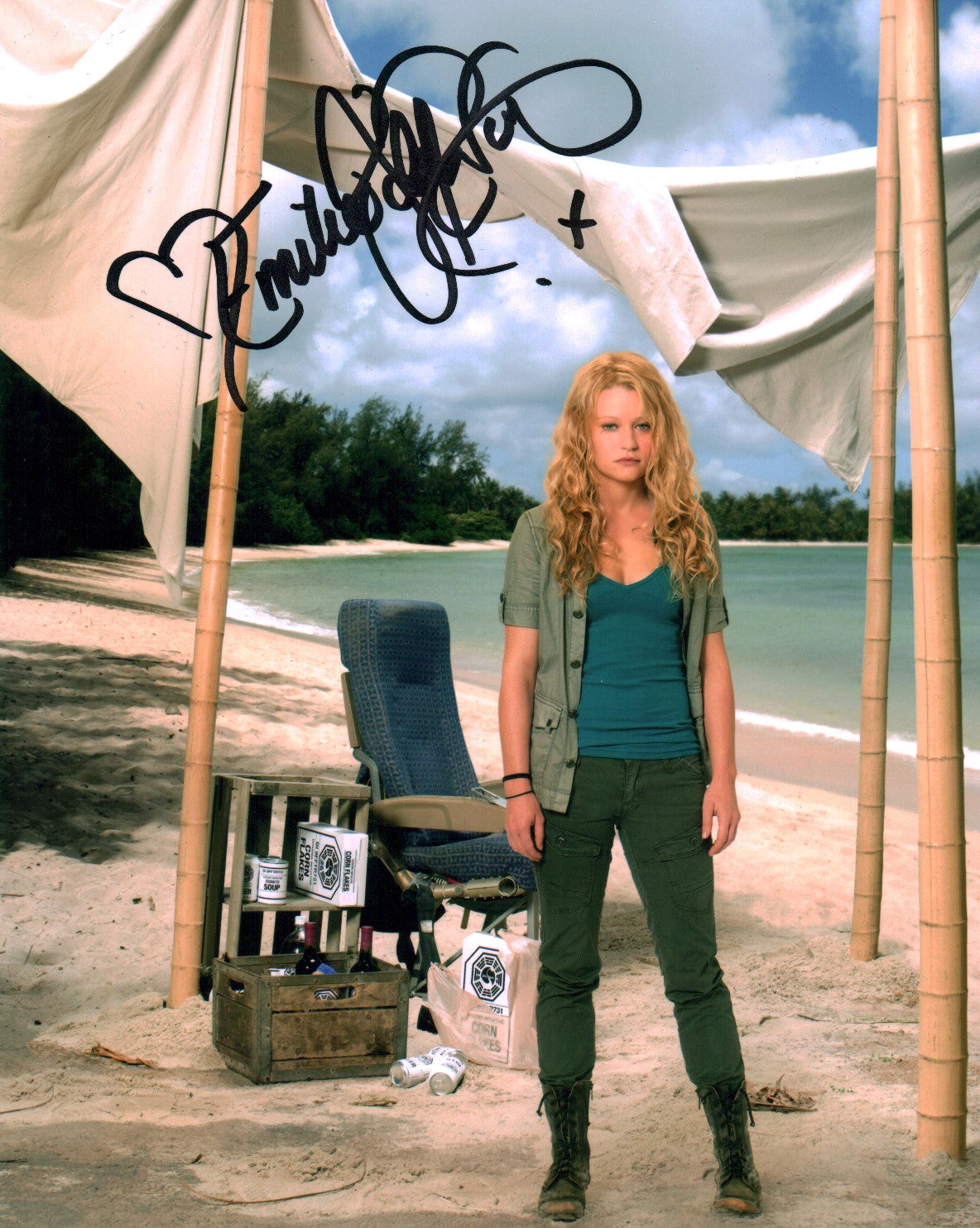 Emilie de Ravin Lost 8x10 Photo Signed Autograph JSA Certified Autograph