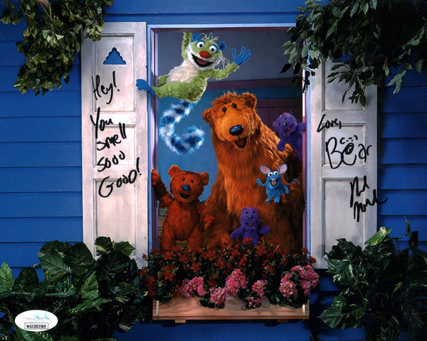 Noel MacNeal Bear in the Big Blue House  8x10 Photo Signed JSA Certified Autograph